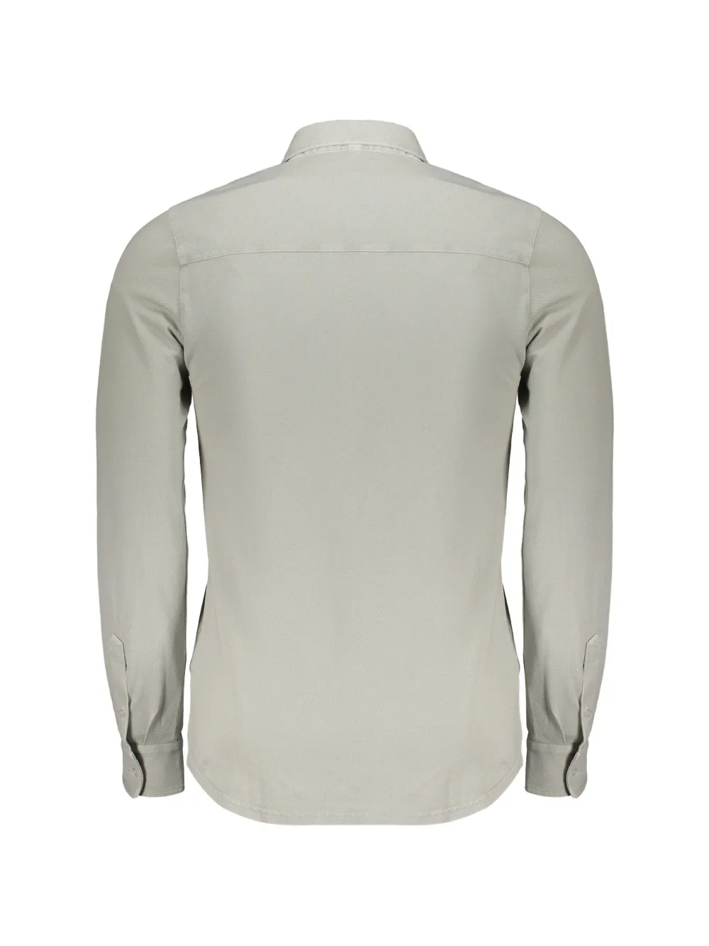 Fedeli Button-up overhemd met lange mouwen Grijs
