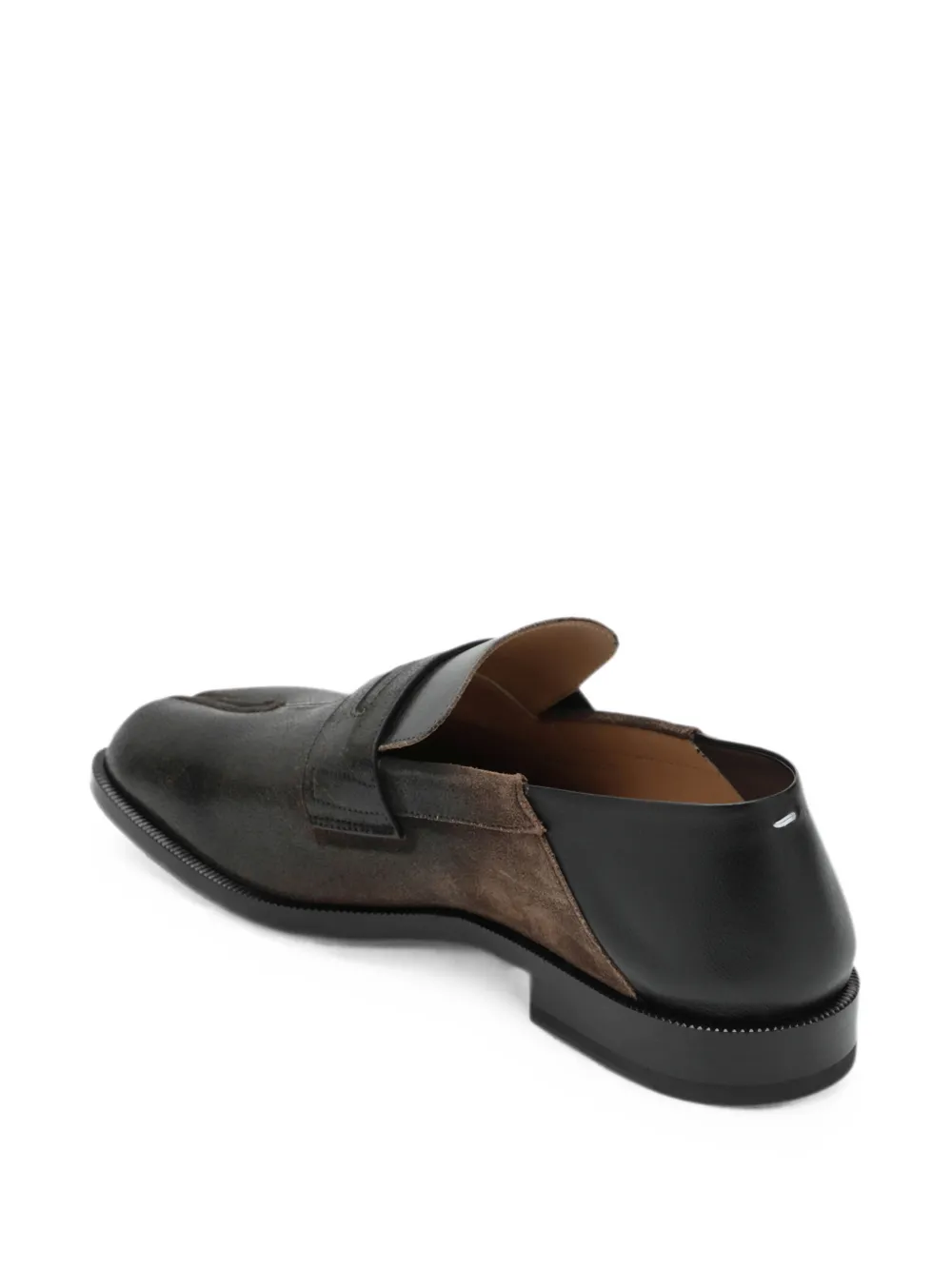 Maison Margiela Tabi City leather loafers Zwart