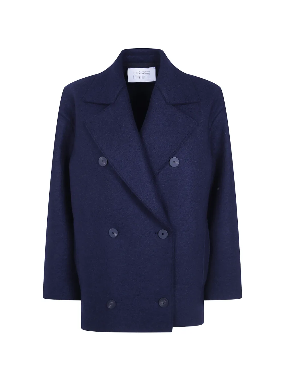 Harris Wharf London double-breasted coat - Blau