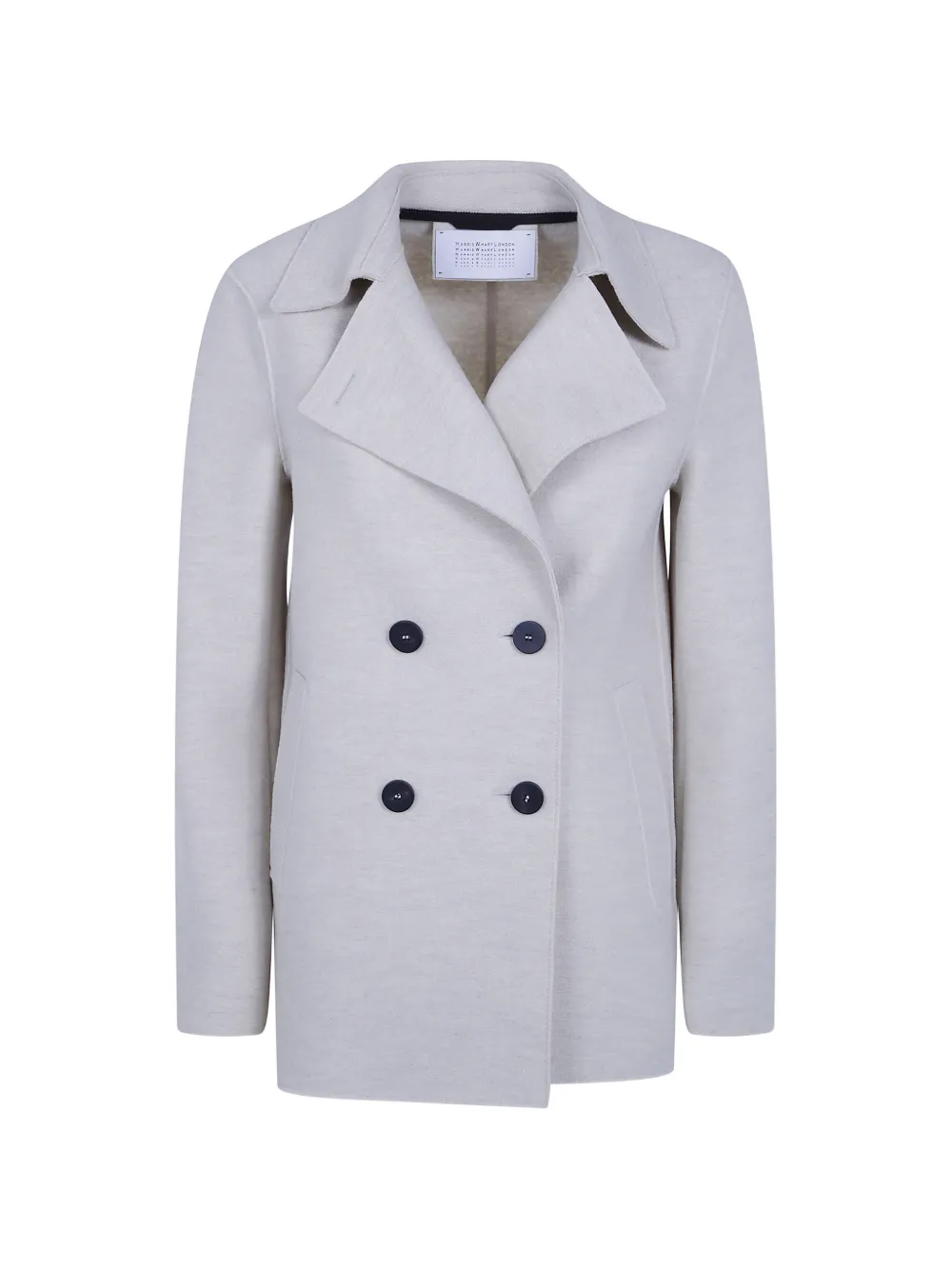 Harris Wharf London double-breasted notched-lapel peacoat - Nude