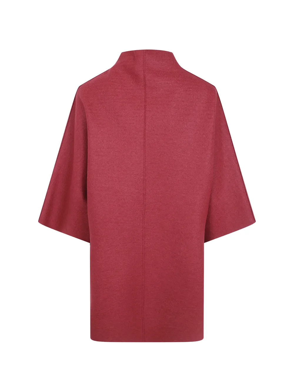 Harris Wharf London Jas met asymmetrische kraag en cropped mouwen Rood