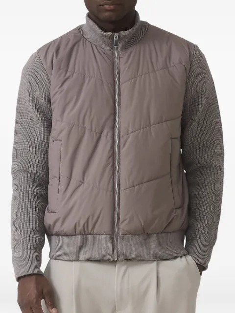 MAUVAIS Lamarck quilted knit-sleeve jacket