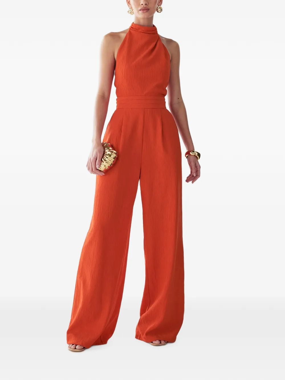 BWLDR Alma halterneck jumpsuit
