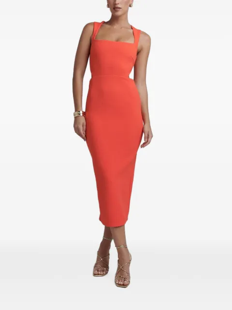 BWLDR cut-out sleeveless midi dress