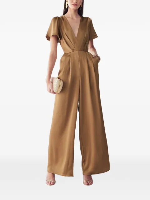 ST MRLO V-neck flutter-sleeve jumpsuit