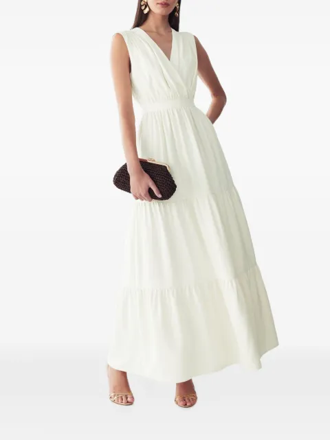 ST MRLO tiered sleeveless maxi dress
