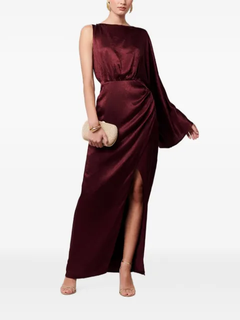 SÁVEL vestido largo con hombro descubierto