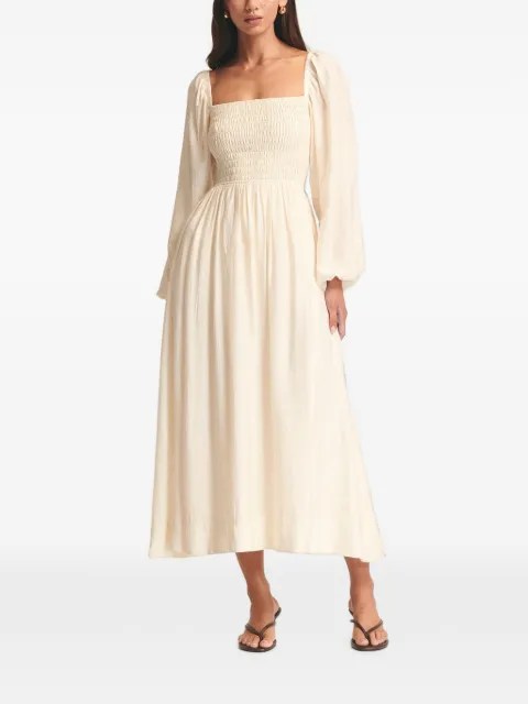 ST MRLO long-sleeve midi dress