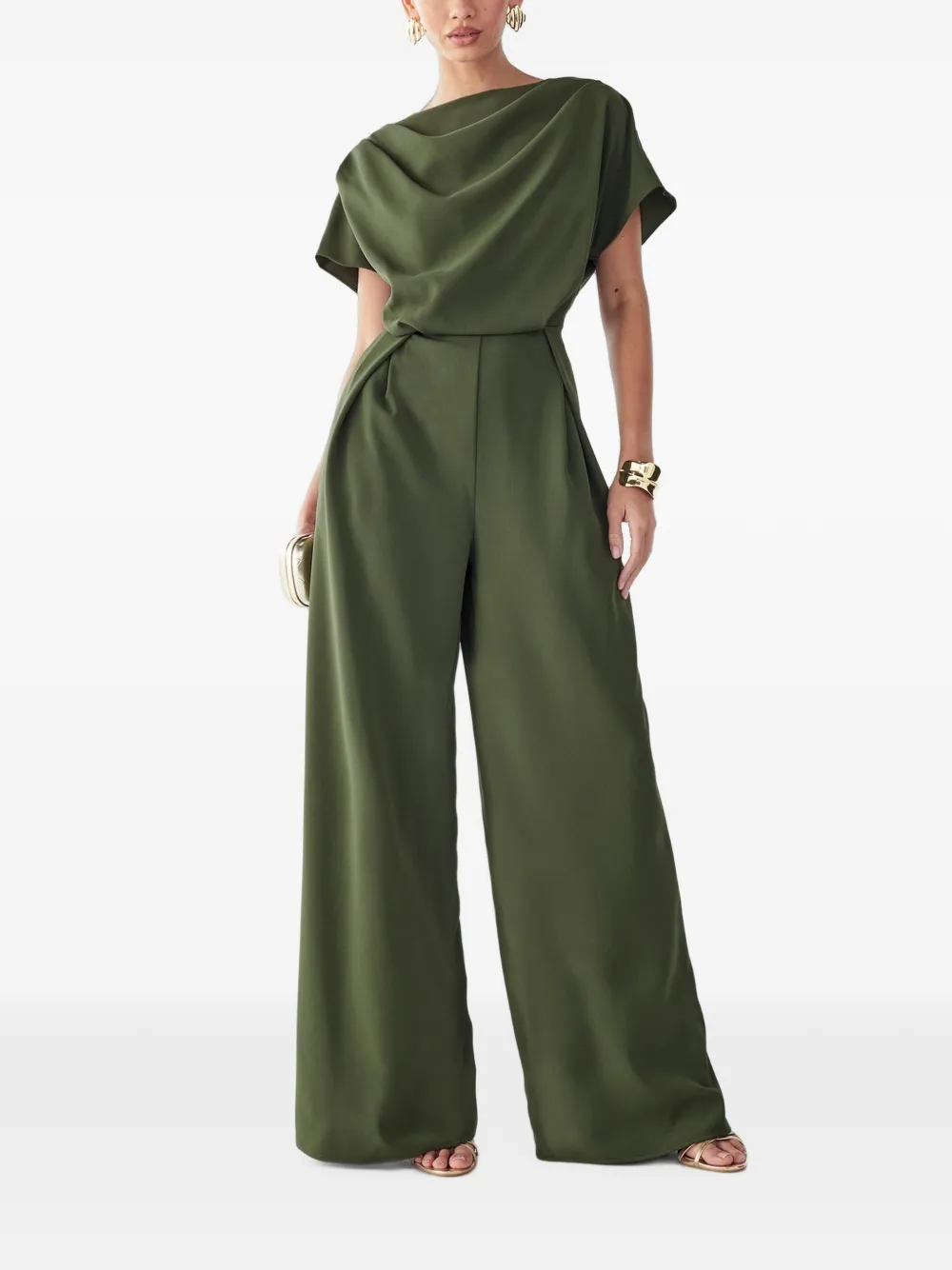 BWLDR cowl-neck jumpsuit