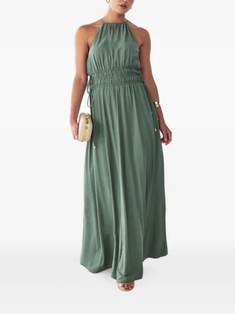ST MRLO halterneck maxi dress