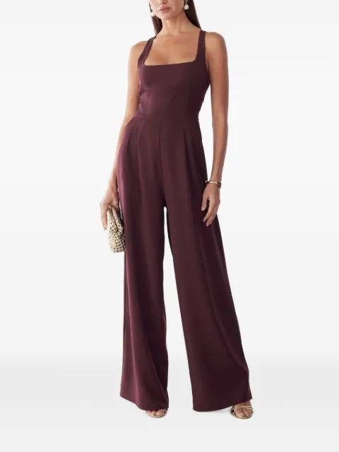 BWLDR jumpsuit con cuello cuadrado