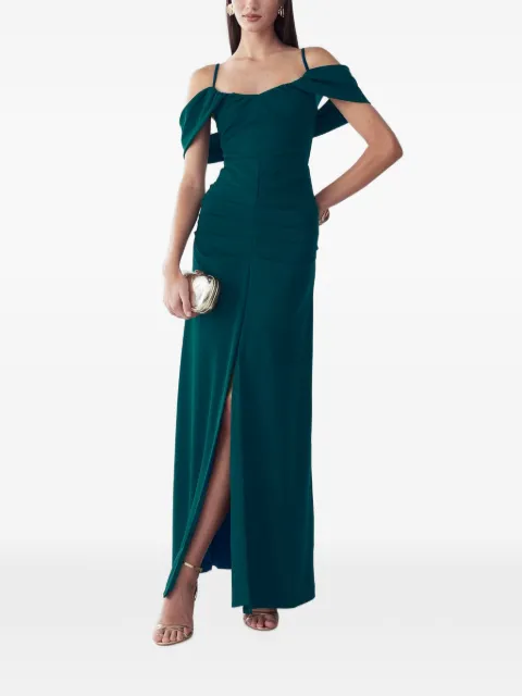 BWLDR ruched-detail maxi dress