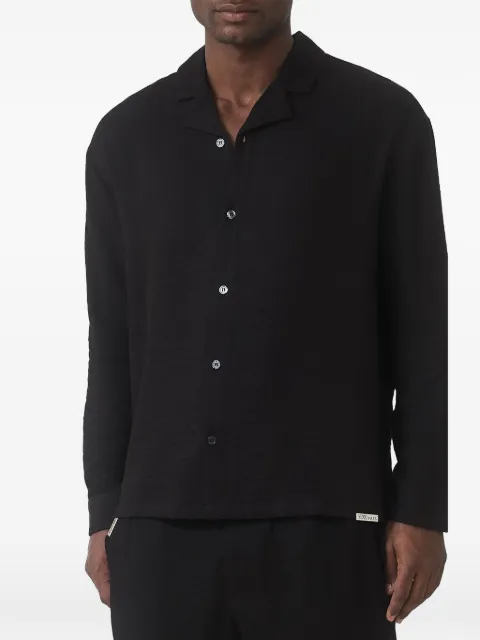 MAUVAIS camp-collar long-sleeve shirt
