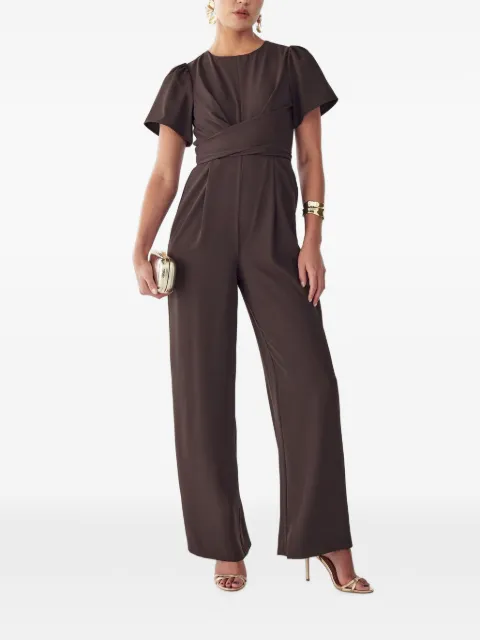 ST MRLO twist-detail short-sleeve jumpsuit