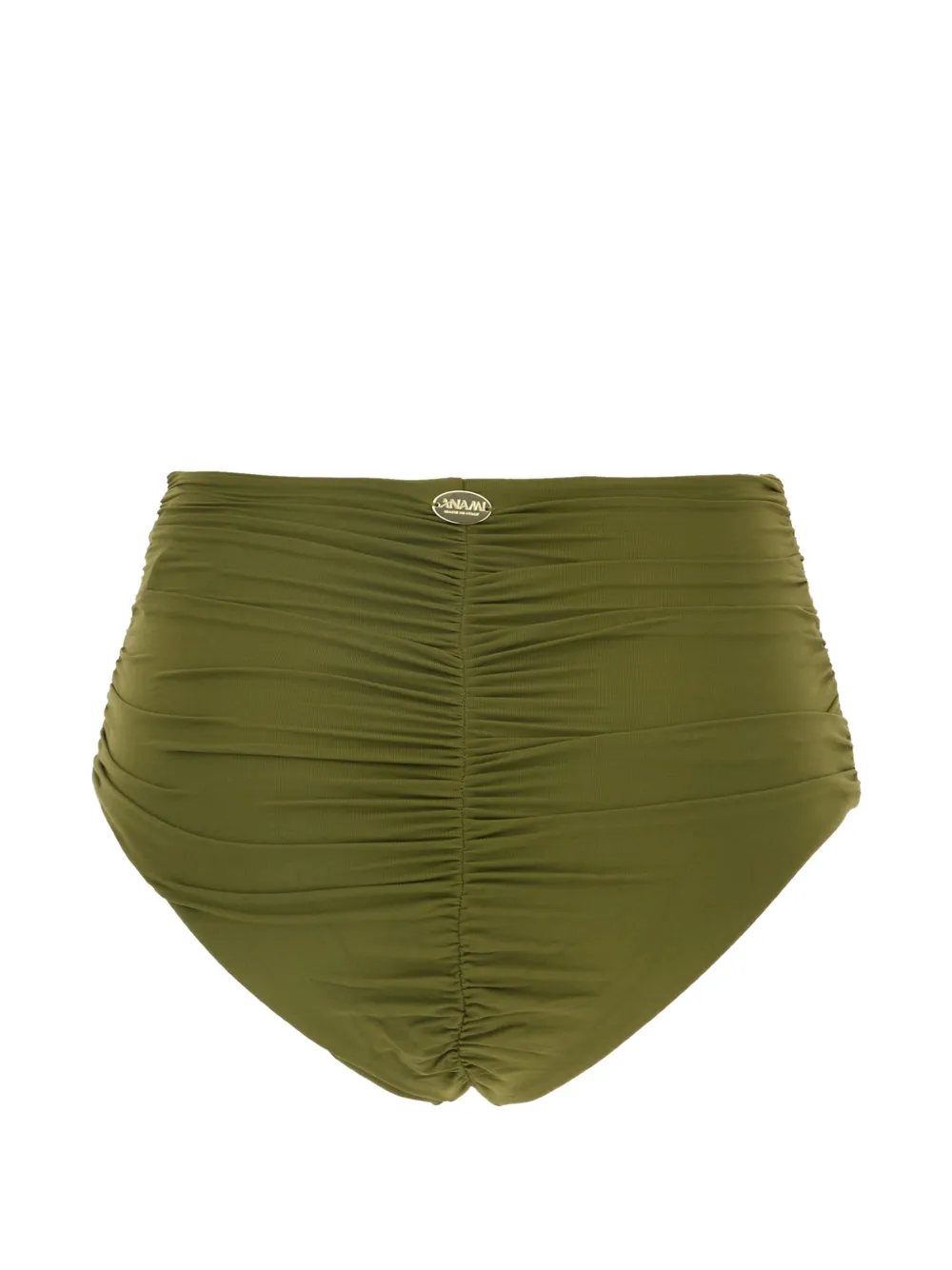 Maison Anami Bikinislip met ruches Groen