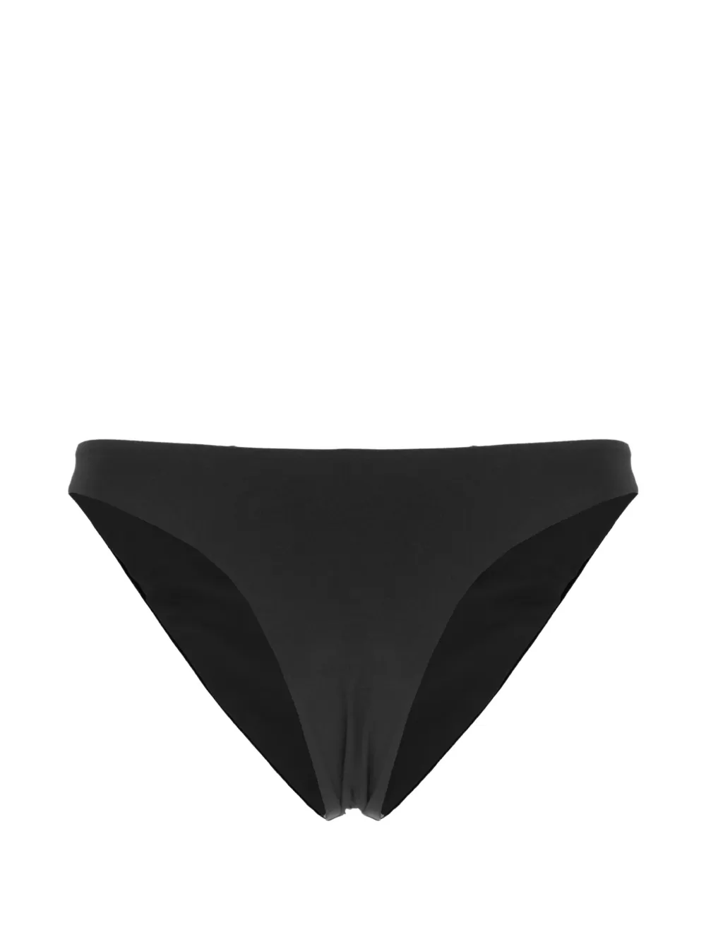 Maison Anami logo-plaque reversible bikini bottoms - Nero