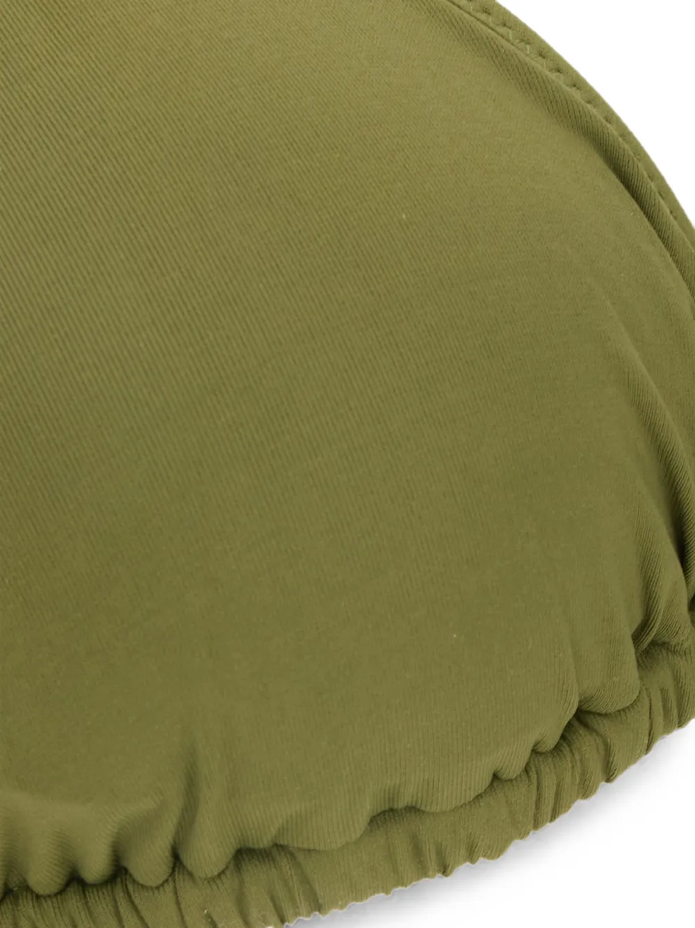 Maison Anami Triangel bikinitop met gekruiste bandjes Groen