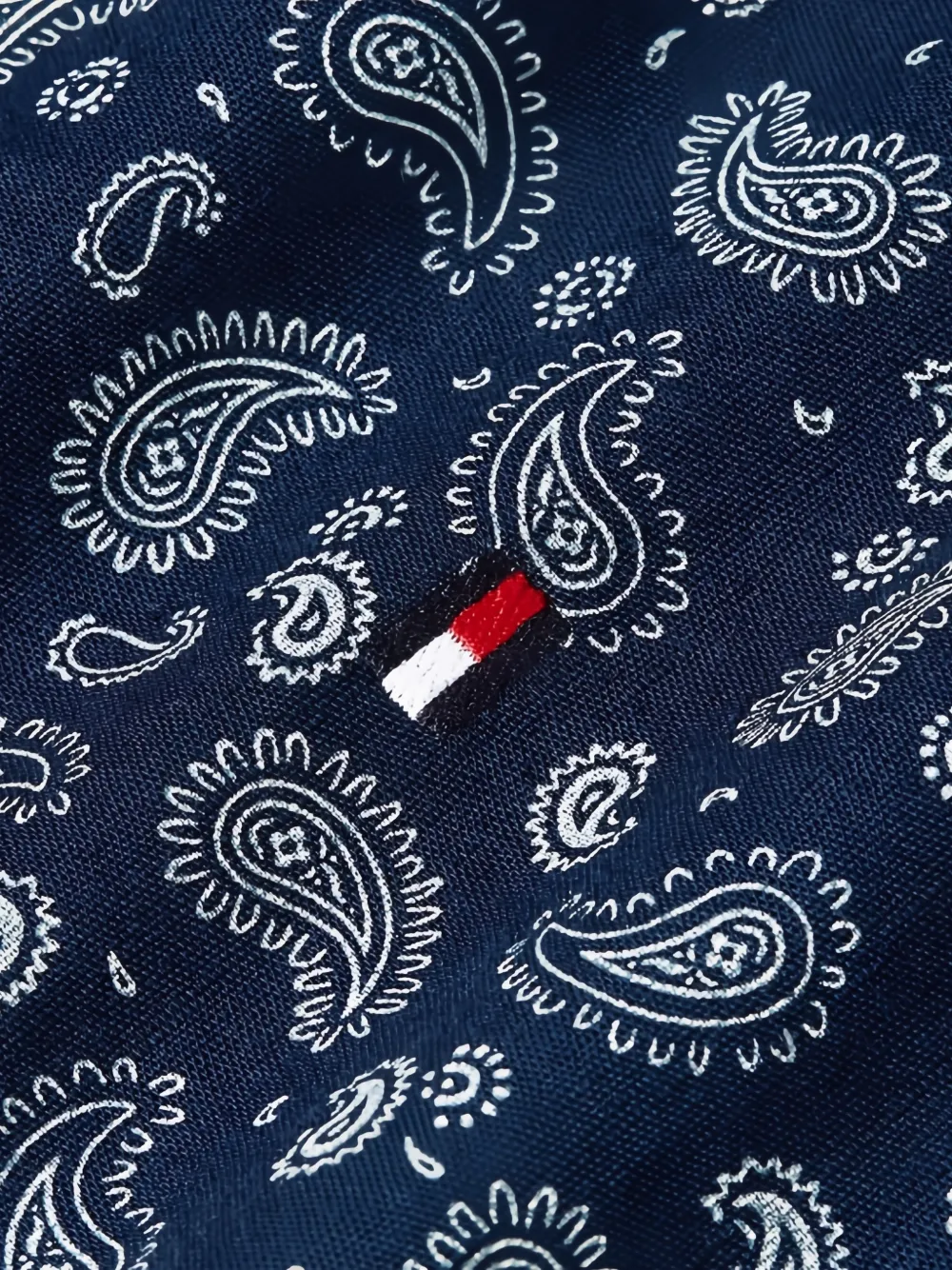 Tommy Hilfiger Overhemd met paisley-print Blauw