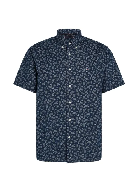 Tommy Hilfiger paisley-print short-sleeve shirt