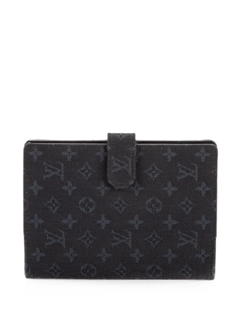 Pre-owned Louis Vuitton Mini Monogram Notebook Cover In 蓝色