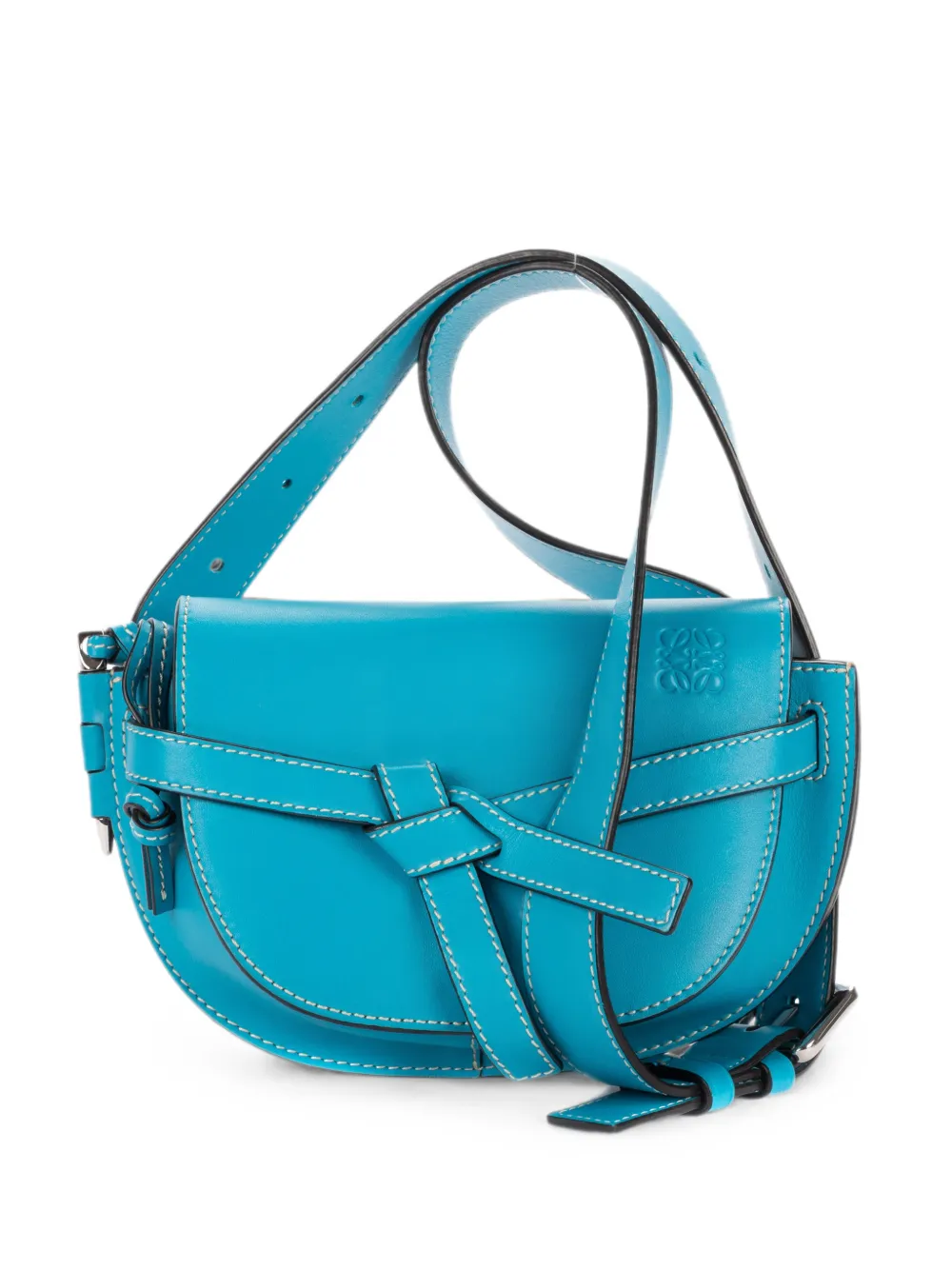 Loewe Pre-Owned mini Gate knot belt bag - Blu