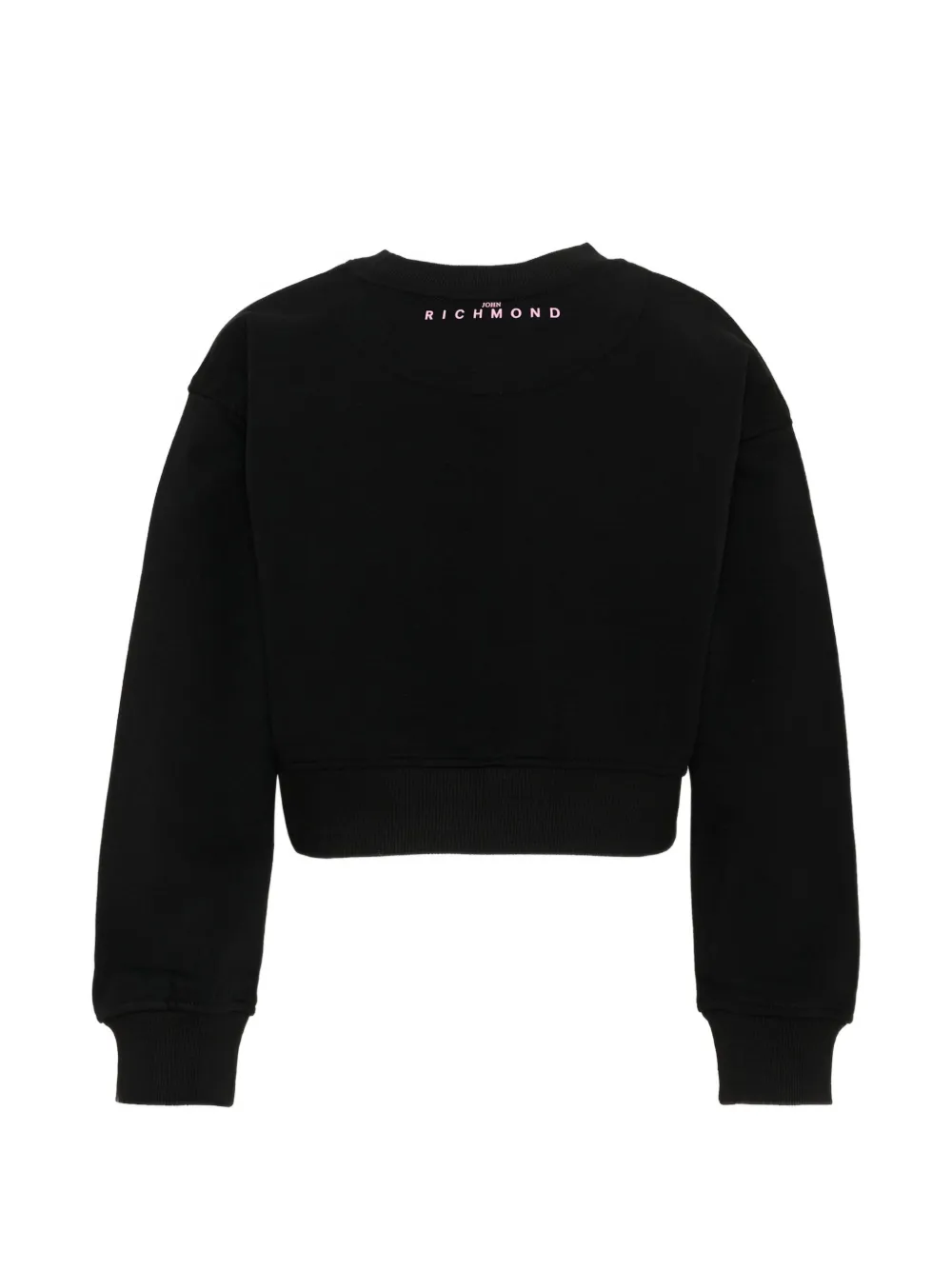 John Richmond Junior Trui met logoprint Zwart