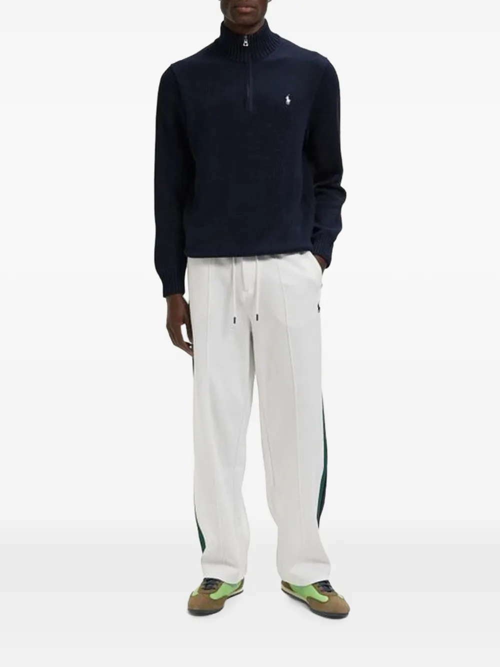 Polo Ralph Lauren Pantaloni sportivi con ricamo - Bianco