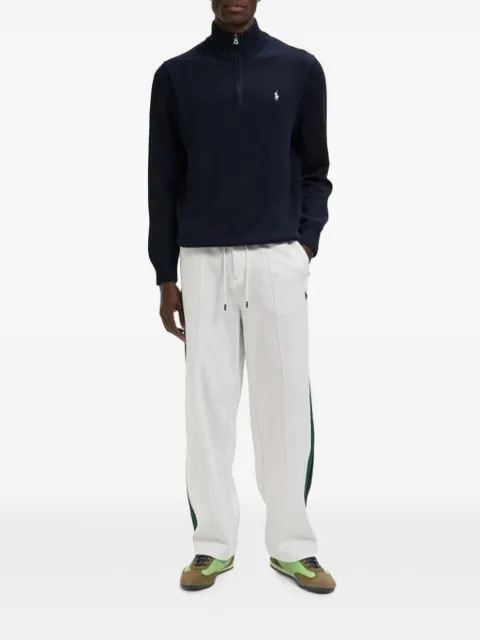 Polo Ralph Lauren logo-embroidered side-stripe track pants