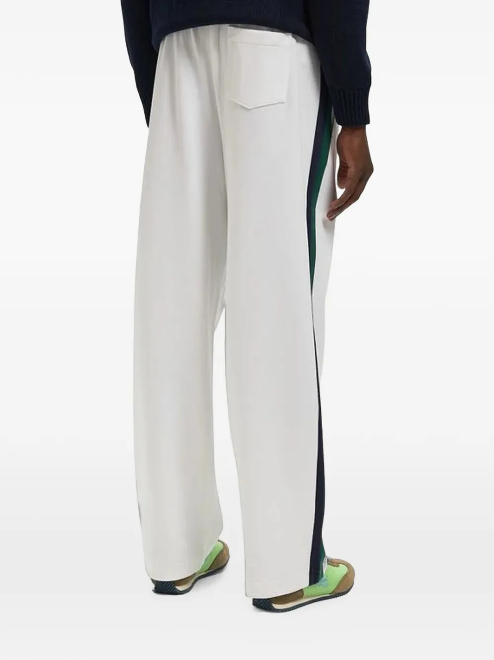 Polo Ralph Lauren logo-embroidered side-stripe track pants Wit