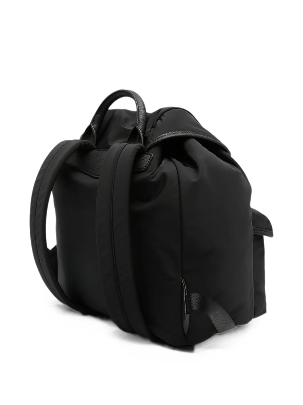 Emporio Armani Rugzak met logoplakkaat Zwart