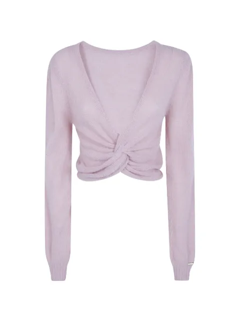 TWINSET dual-use knit shrug with criss-cross