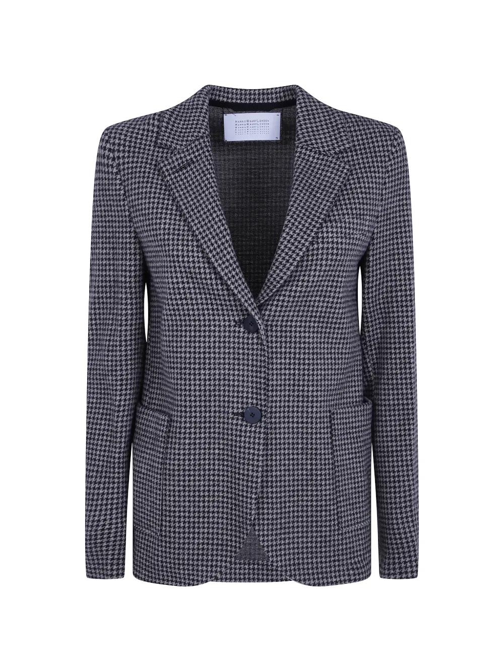 Harris Wharf London houndstooth-pattern wool blazer - Grau