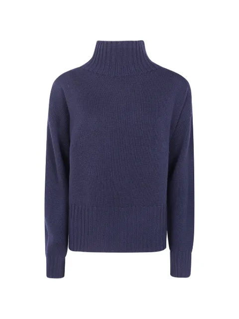 Drumohr ribbed-knit high-neck sweater