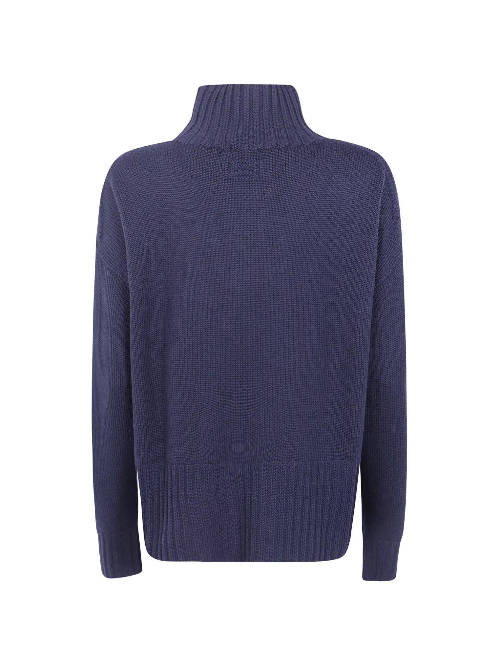 Drumohr Ribbed-knit High-neck Sweater in Blue, view 2