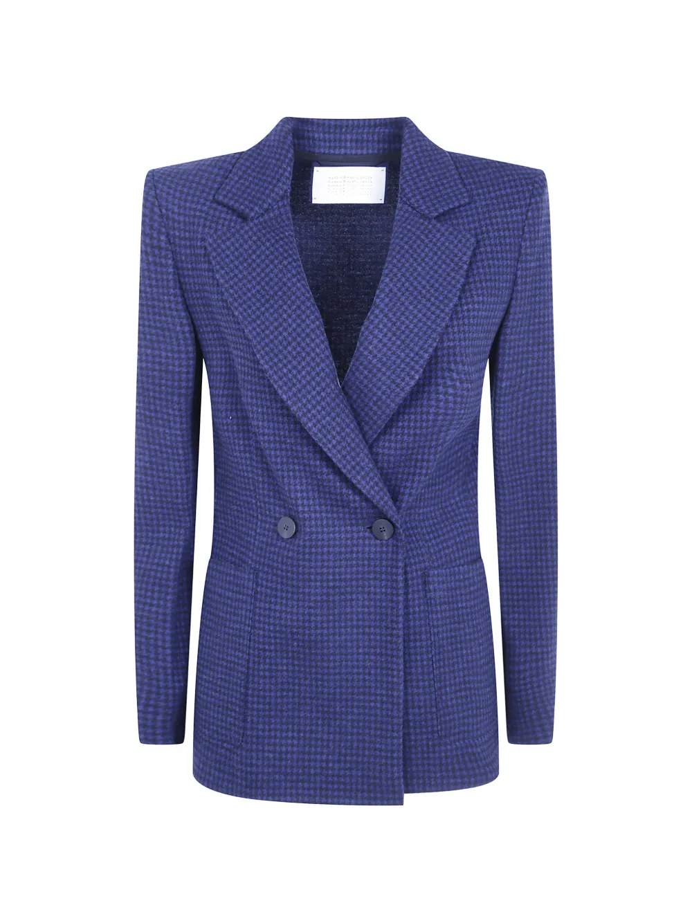 Harris Wharf London houndstooth-pattern wool blazer - Blau