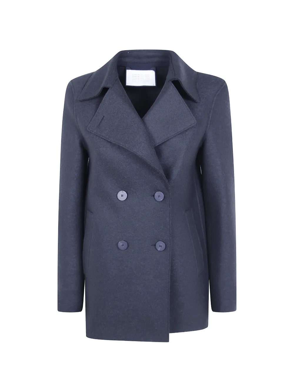 Harris Wharf London double-breasted wool coat - Blau