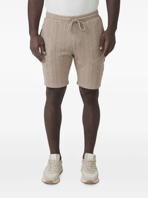 MAUVAIS Tanami cable-knit drawstring shorts