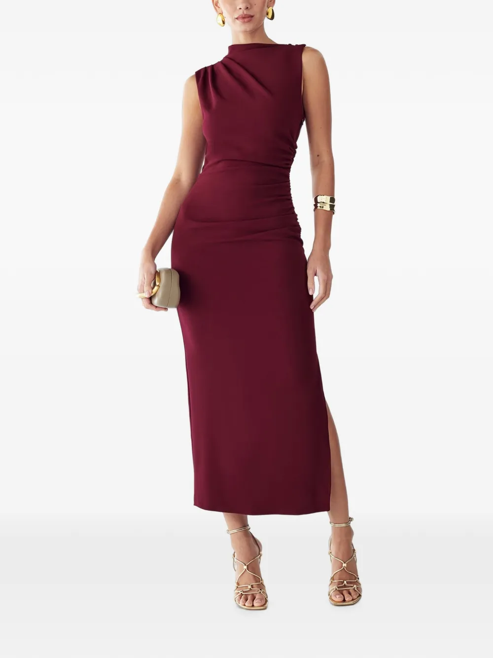 BWLDR Rory sleeveless midi dress