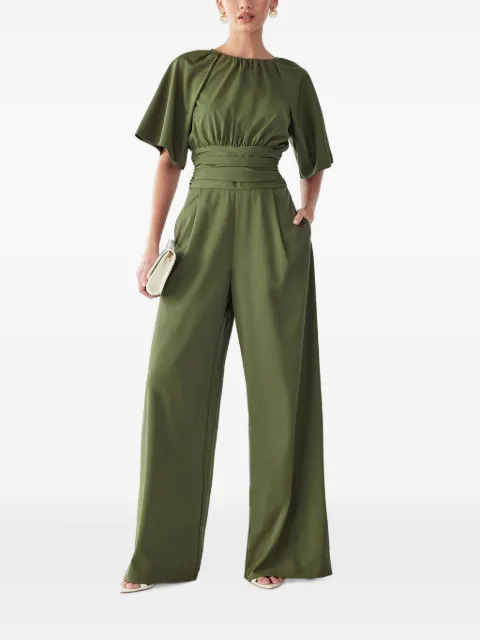 WILLA jumpsuit con pinzas en la cintura