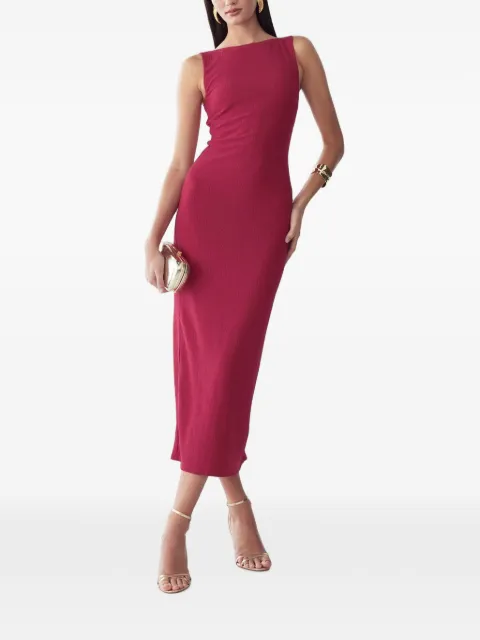 BWLDR boat-neck midi dress