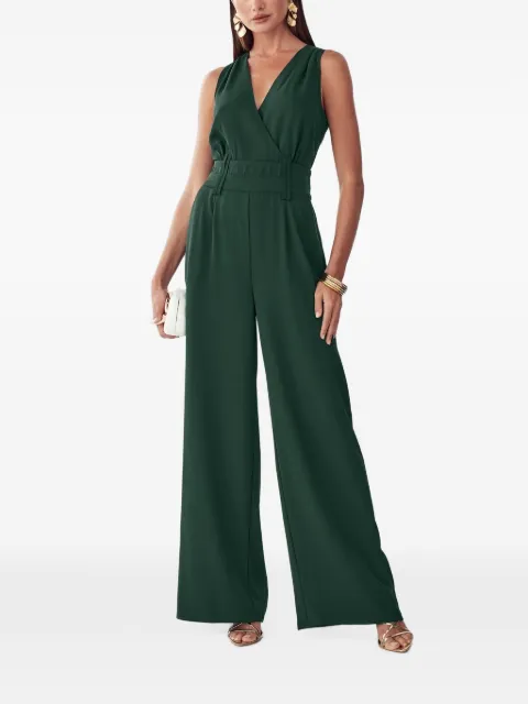 BWLDR Glade sleeveless wrap-front jumpsuit