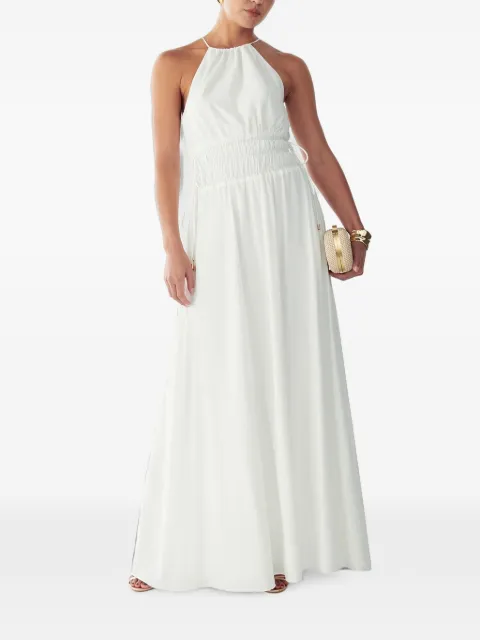 ST MRLO halterneck maxi dress