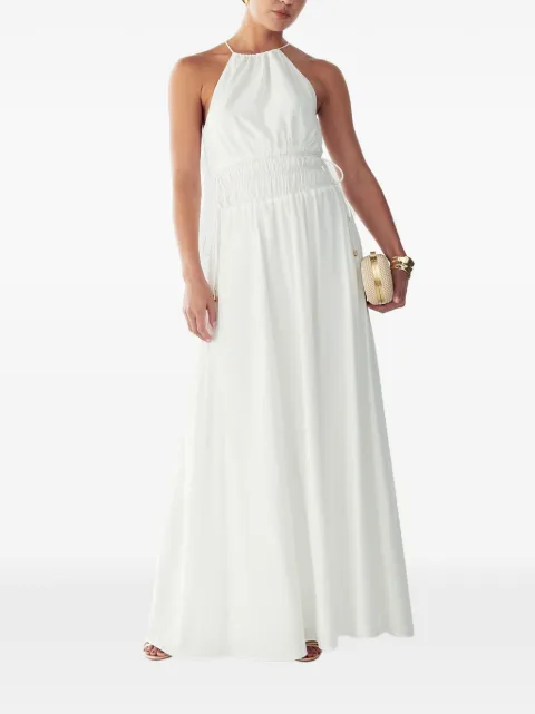 ST MRLO vestido largo con cuello halter