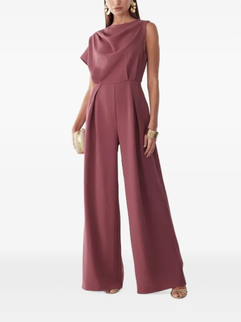 WILLA draped sleeveless jumpsuit