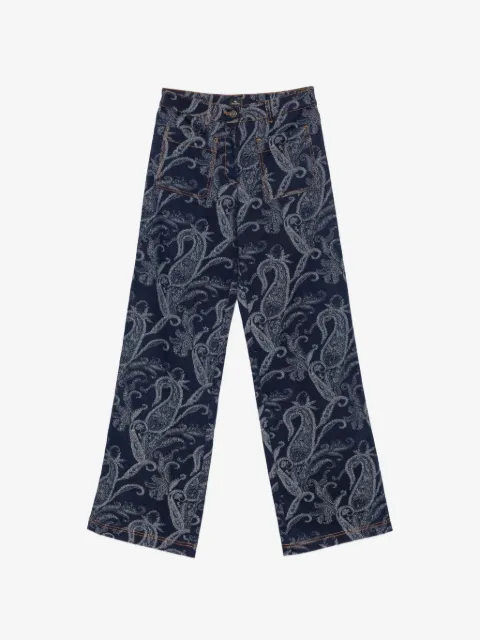 ETRO paisley-print jeans