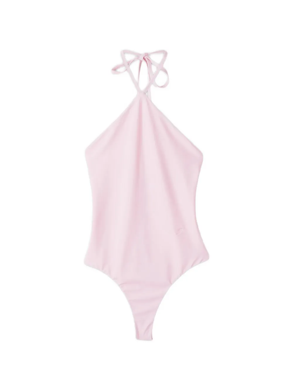 Jacquemus Bastide halterneck swimsuit - Rosa