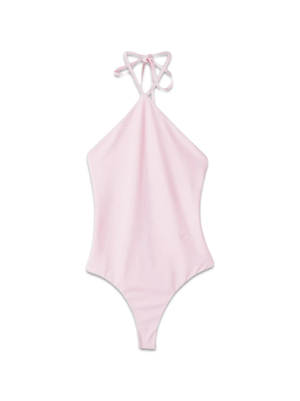 Jacquemus Bastide halterneck swimsuit - Rosa