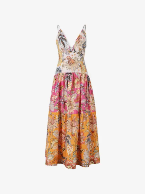 FARM Rio Ligia floral-print maxi dress