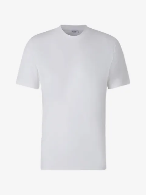 Zimmerli ribbed-collar T-shirt