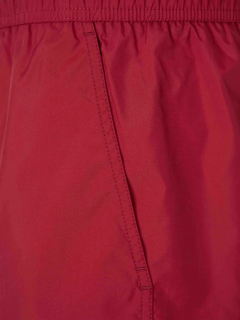 Zegna Zwembroek met elastische tailleband Rood